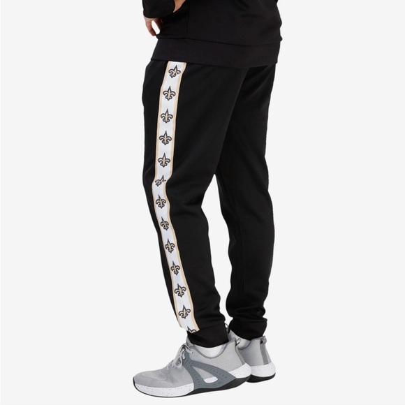 New Orleans Saints Stripe Logo Track Pants - Picture 2 of 4